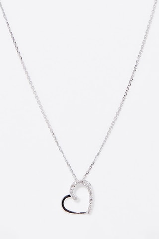 Pendentif Mon Diamant GM - Or blanc et diamants naturels