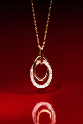 Pendentif Double Jeu - Or jaune et diamants naturels
