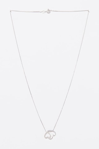 Pendentif Two Ever Or blanc et diamants naturels