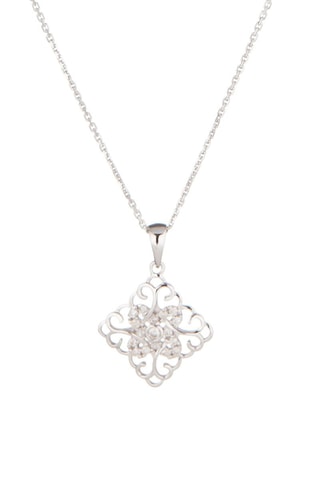 Pendentif Albay - Or blanc et diamants naturels