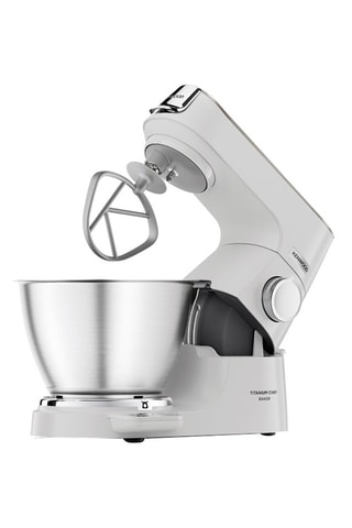 Robot pâtissier Chef Titanium KVC65.001WH - 5 l - 1200 W - Blanc