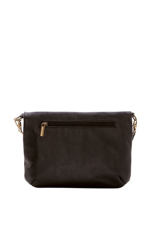 Sac bandoulière en cuir Alice - Noir