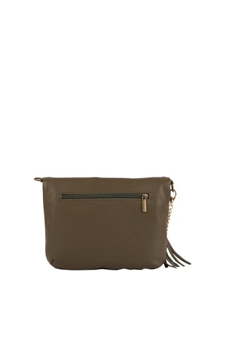 Sac bandoulière en cuir Alice - Kaki