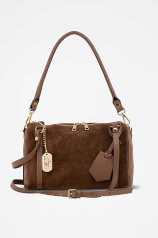 Sac à main en cuir Tredia - Marron