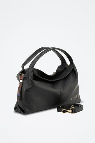 Sac à main en cuir Selinetta - Noir