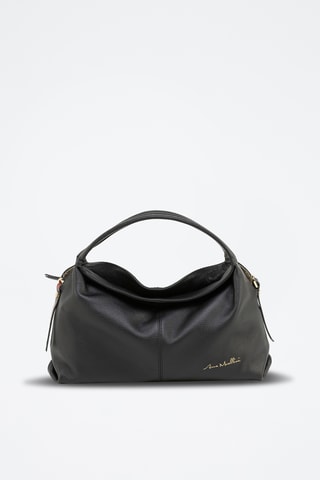 Sac à main en cuir Selinetta - Noir