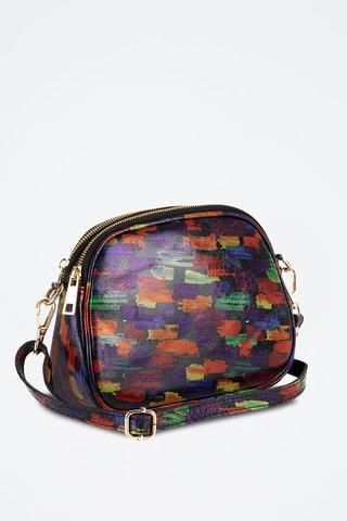 Sac bandoulière en cuir Anna Signature 019 - Multicolore
