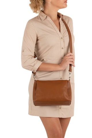 Sac bandoulière en cuir Melfi - Camel