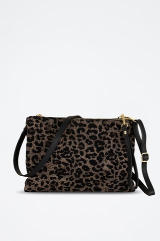 Sac bandoulière en cuir Bressanone - Noir