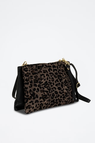 Sac bandoulière en cuir Bressanone - Noir