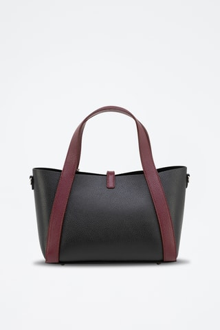 Sac à main en cuir Simelda - Noir