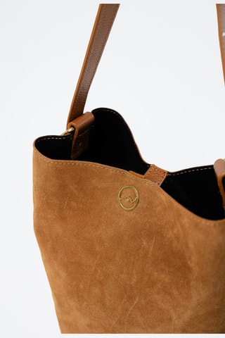 Sac à main en cuir Pierina - Camel