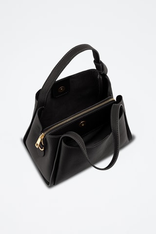Sac porté épaule en cuir Ortiano - Noir