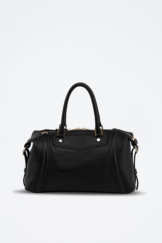 Sac à main en cuir Fedra - Noir
