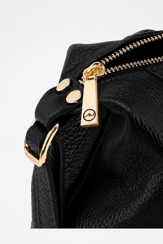 Sac à main en cuir Fedra - Noir