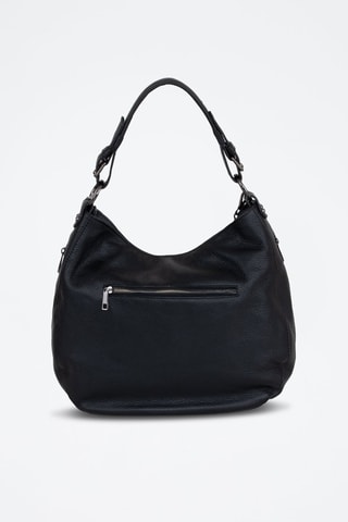 Sac porté épaule en cuir Paolanna - Noir