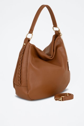 Sac porté épaule en cuir - Camel