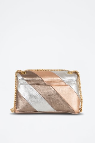 Sac bandoulière en cuir Bettina - Doré