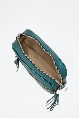 Sac bandoulière en cuir Abriana - Vert