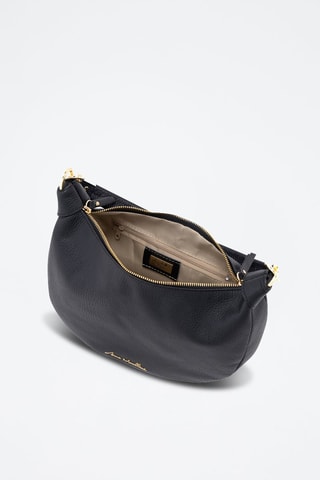 Sac porté épaule en cuir Fosca - Noir