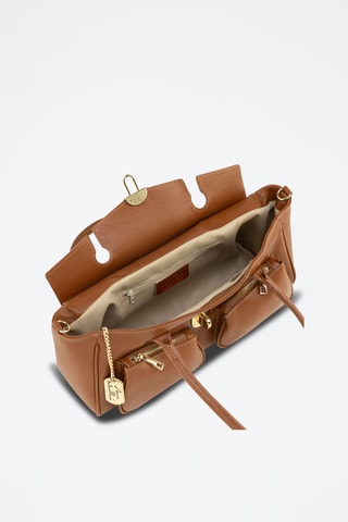 Sac à main en cuir Viresta - Camel