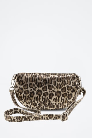 Sac bandoulière en cuir Romola - Taupe