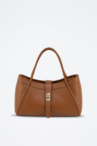 Sac à main en cuir Pidia - Camel
