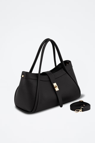 Sac à main en cuir Pidia - Noir