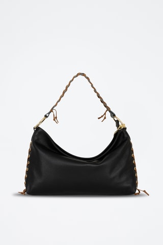 Sac à main en cuir Aorelia - Noir