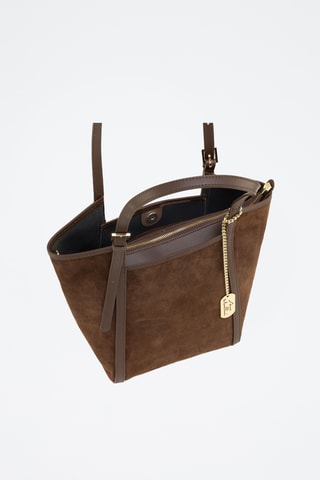 Sac porté épaule en cuir Strenzia - Marron