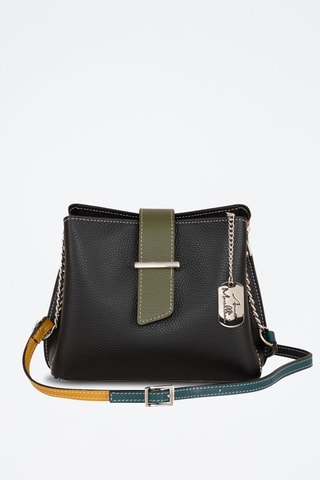 Sac bandoulière en cuir Ciosa - Noir