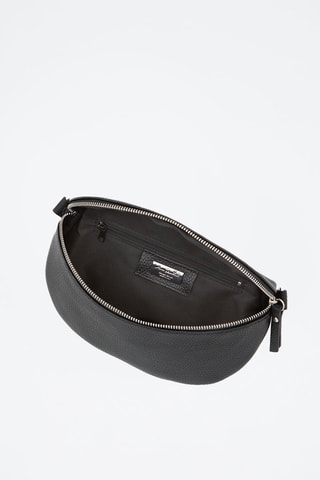 Sac banane en cuir Berenice - Noir