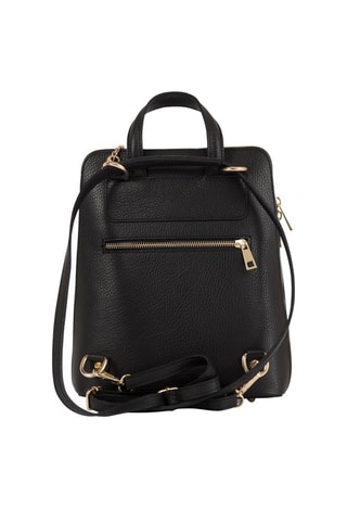 Sac à dos en cuir Fernanda - Noir