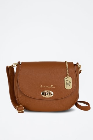 Sac bandoulière en cuir Iseppa - Camel