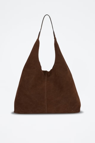 Sac porté épaule en nubuck Darizita - Marron