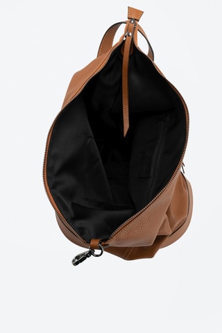 Sac à dos en cuir Aureliana - Marron