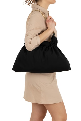 Sac à main en cuir Vanna - Noir