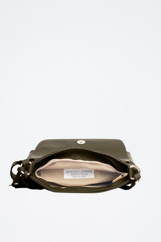 Sac bandoulière en cuir Bagni - Vert