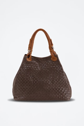 Sac à main en cuir Fosdinovo - Marron
