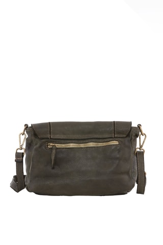Sac bandoulière en cuir Leandra - Vert