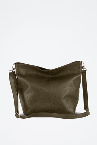 Sac bandoulière en cuir Trapani - Vert