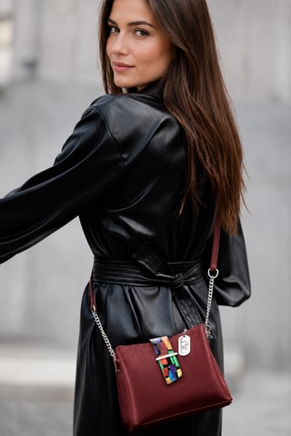 Sac bandoulière Vida - Bordeaux