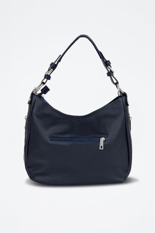 Sacs porté-épaule en cuir Florella - Bleu foncé