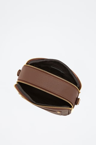 Sac bandoulière en cuir Spring Summer 2026 - Marron
