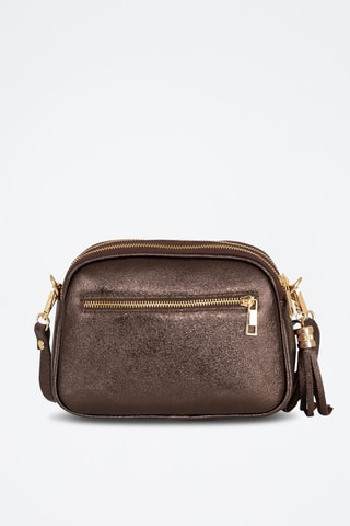 Sac bandoulière en cuir Monte Sparagio - Marron
