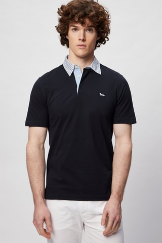 Polo - Harmont & Blaine - Blanc et bleu