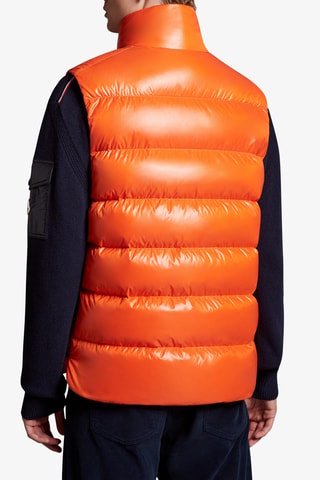 Doudoune sans manches Bormes - Moncler - Orange