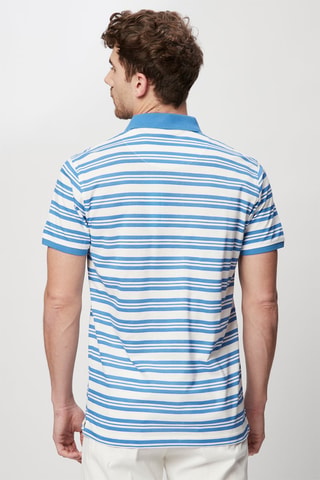 Polo - Harmont & Blaine Jeans - Blanc, bleu et gris