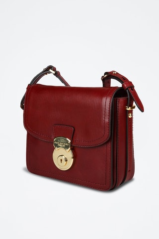 Sac bandoulière en cuir Corsini - Rouge et doré