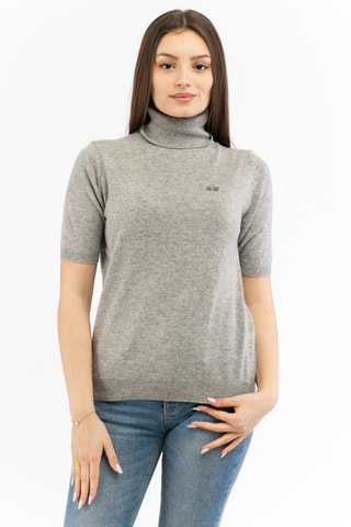 Pull regular en laine et cachemire - Gris